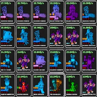 Fruits Vs Brainrots 24x