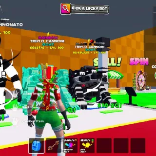 Kick A LUCKY Rot  Fortnite X2 Cannon And Garb