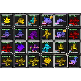 FRUITS VS BRAINROTS MIXED BUNDLE
