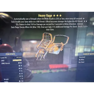 New heavy rage armor 3 star xbox