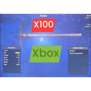 100 pickaxe scrap (200 modules) Xbox