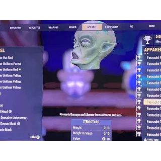 Fasnacht glowing alien mask xbox