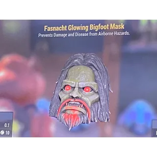 Fasnacht glowing Bigfoot mask xbox