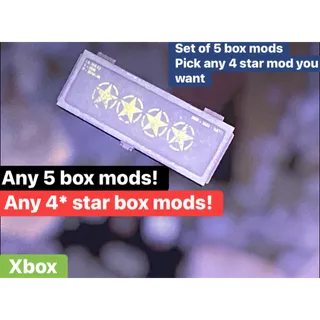 X5 any box mod (4 star only) Xbox 