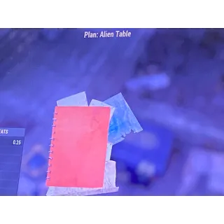 Alien table Xbox plan