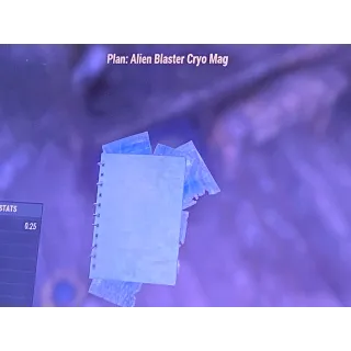 Alien blaster Cryo mag Xbox plan