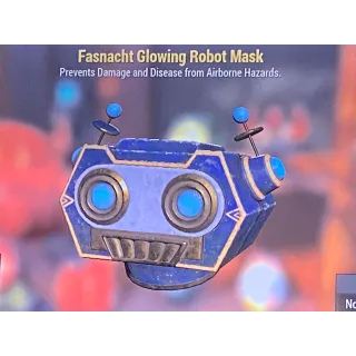 Fasnacht glowing robot mask xbox