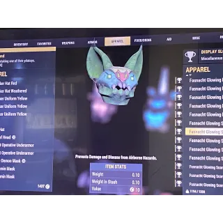 Fasnacht glowing scorchbeast mask xbox