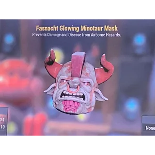 Fasnacht glowing Minotaur mask xbox