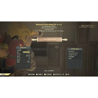 Nocturnal cursed rolling pin xbox