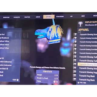 Fasnacht glowing unicorn mask xbox