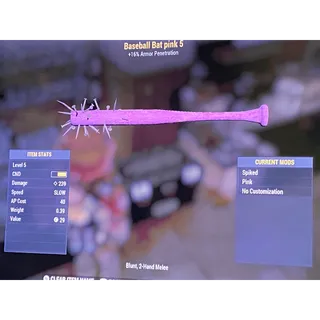 Pink baseball bat level 5 xbox