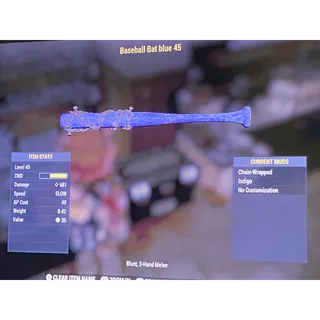 Indigo baseball bat level 45 xbox