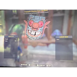 Glowing corn cob mask Xbox 