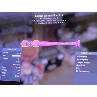Pink baseball bat level 45 xbox
