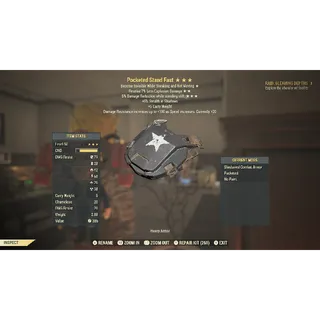 Pocketed stand fast armor xbox