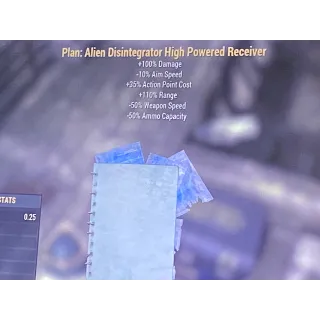 Alien disintegrator high powered xb