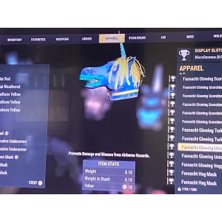 Fasnacht glowing unicorn mask xbox