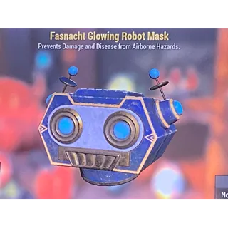 Fasnacht glowing robot mask xbox
