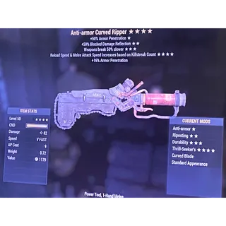 Anti armor riposting durability thrill seekers ripper AA5050TS 