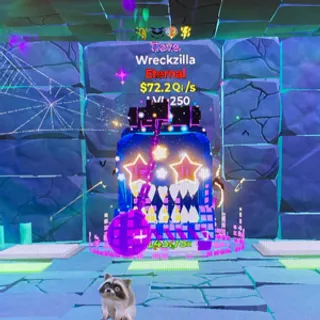 Wreckzilla Rave 4 traits Maxed