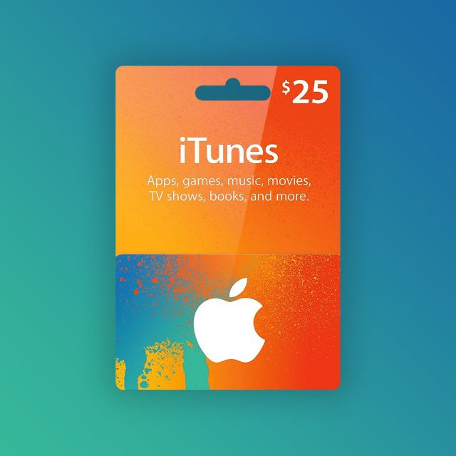 25.00 iTunes iTunes Gift Cards Gameflip