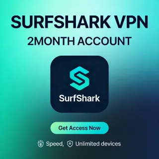 Surfshark VPN 2Month - 3 Devices (GLOBAL)