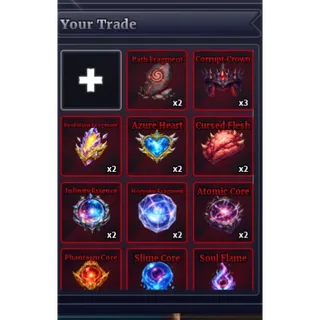 MAX ASCENCION ITEMS (2-10)