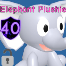 Elephant Plush Bubble Gum Simulator