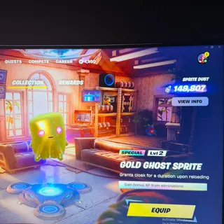 Gold Ghost Sprite