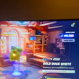 Gold Duck sprite