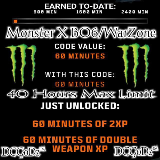 1 Hour Dual XP CoD BO6 Call of Duty Modern Warfare III Game Items Gameflip