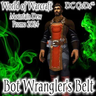 Bot Wrangler's Belt World of Warcraft x Mountain Dew 2024