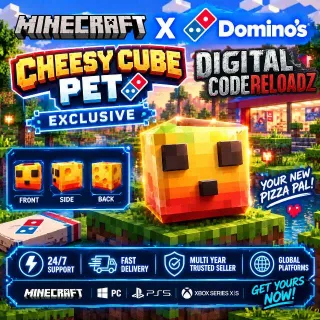 Minecraft Dungeons II x Domino's Collab - Cheesy Cube Pet