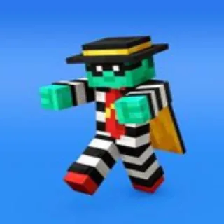 MINECRAFT MCDONALDS Zombie Hamburglar Skin