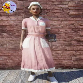 Pink Asylum Dress/Hat