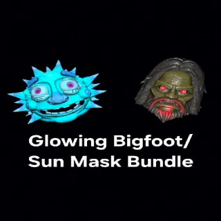 Glowing Bigfoot/Sun Mask