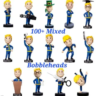 100+ Mixed Bobbleheads
