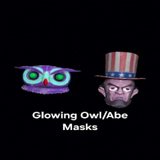 Glowing Owl/Abe Masks