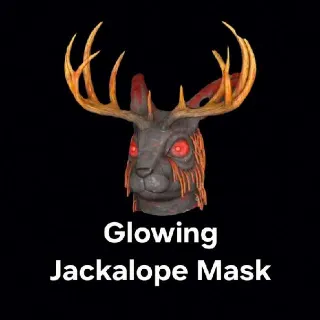 Glowing Jackalope Mask
