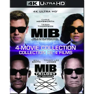 Men In Black 4 film collection 4k