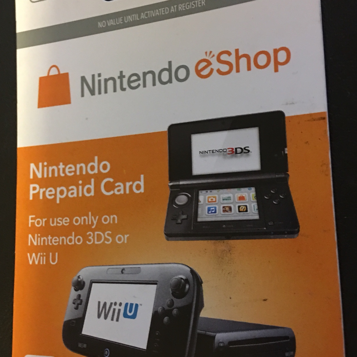 Nintendo Prepaid eShop $20 for 3DS or Wii U