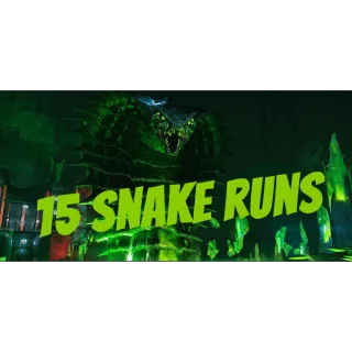 15 Snake Runs