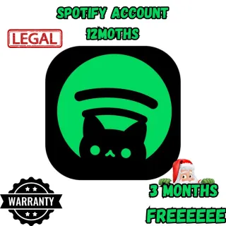 SPOTIFY PREMUIM 12 MONTHS + 3 MONTHS FREE 