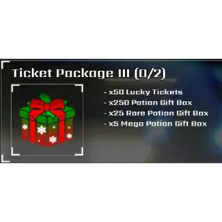 SOLS RNG TICKET PACKAGE III