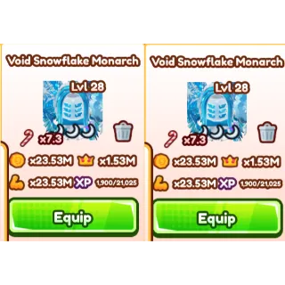 X2 VOID SNOW FLAKE MONARCH