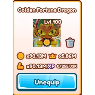 GOLDEN FORTUNE DRAGON