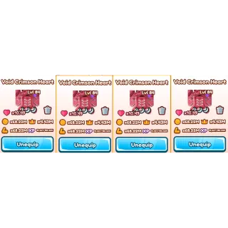 X4 VOID CRIMSON HEART