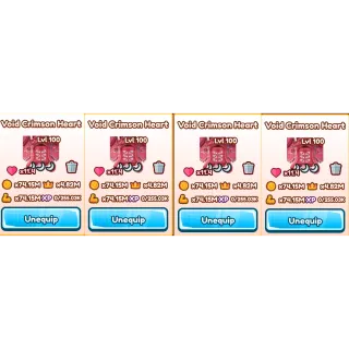 X4 VOID CRIMSON HEART