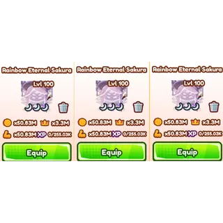 X3 RAINBOW ETERNAL SAKURA